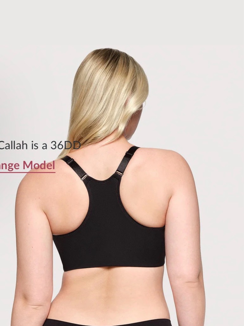 Glamorise Black Front-Closure Smoothing WonderWire Bra—Size 42H - Picture 2 of 5